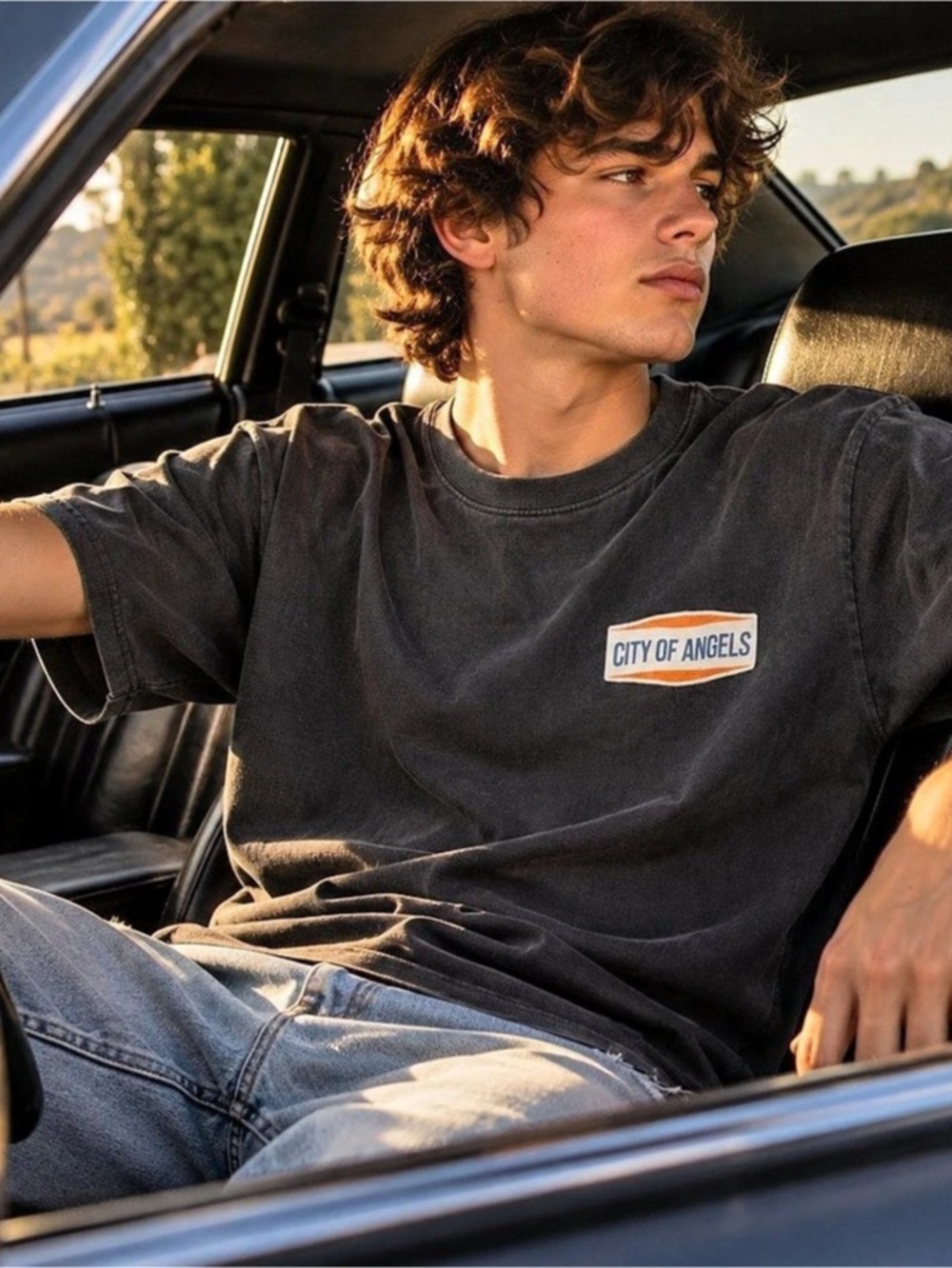 Pacsun City of Angels Racing Team T-Shirt Gray
